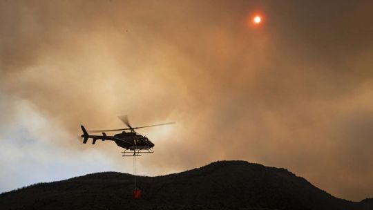 Incendios forestales: aseguran que el foco “más complejo” está cerca de Bariloche