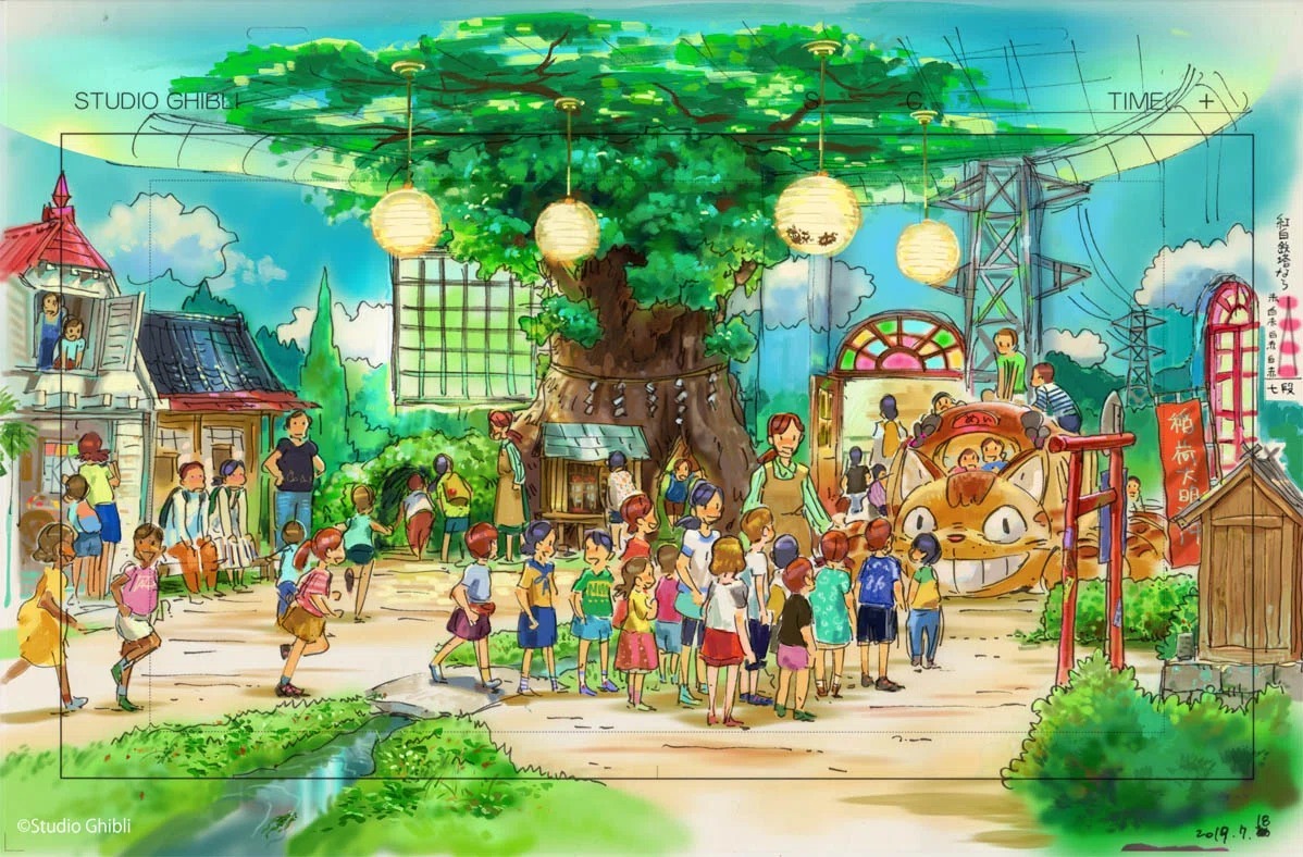 Ghibli Park Shares Concept Art, Including Real Howl’s Castle to Go Inside