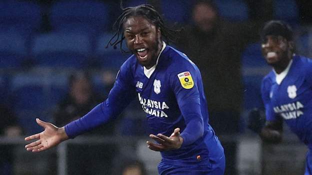 Cardiff City 1-0 Reading: Romaine Sawyers fires stoppage-time winner for Bluebirds