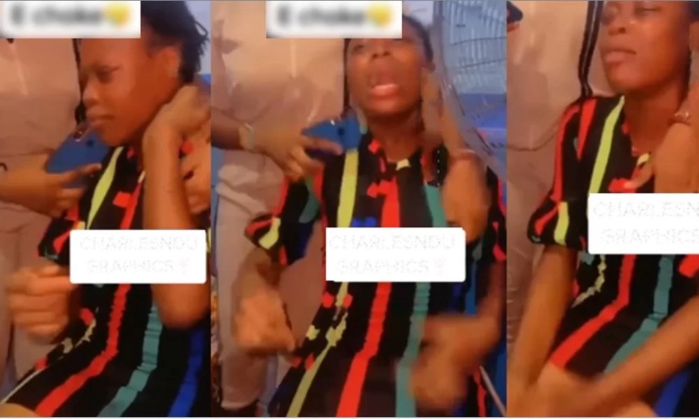 Girl cries inconsolably after checking JAMB result and seeing that she scored 250 (Video)
