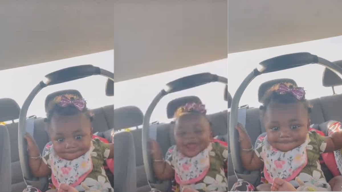 Baby’s Infectious Laughter in a Car Made Many People Smile, Video Goes Viral on Instagram