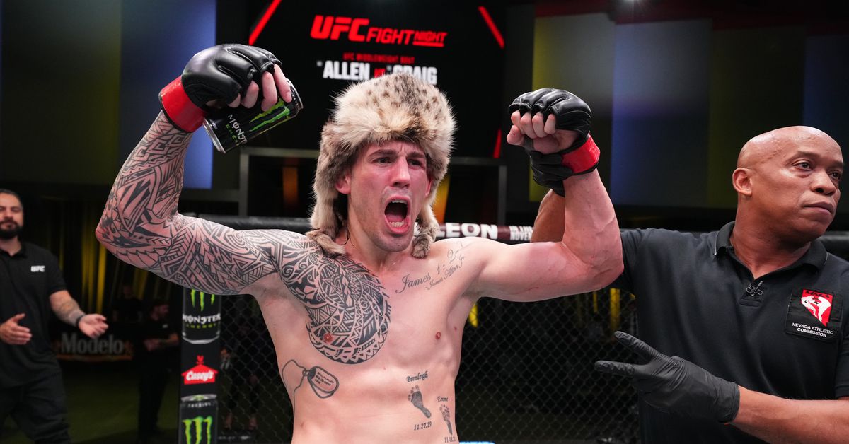 Brendan Allen calls for No. 1 contender fight after lopsided win over Paul Craig at UFC Vegas 82