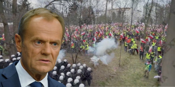 BREAKING: Polish PM Donald Tusk orders police to take action against peaceful farmers protesting outside Warsaw office