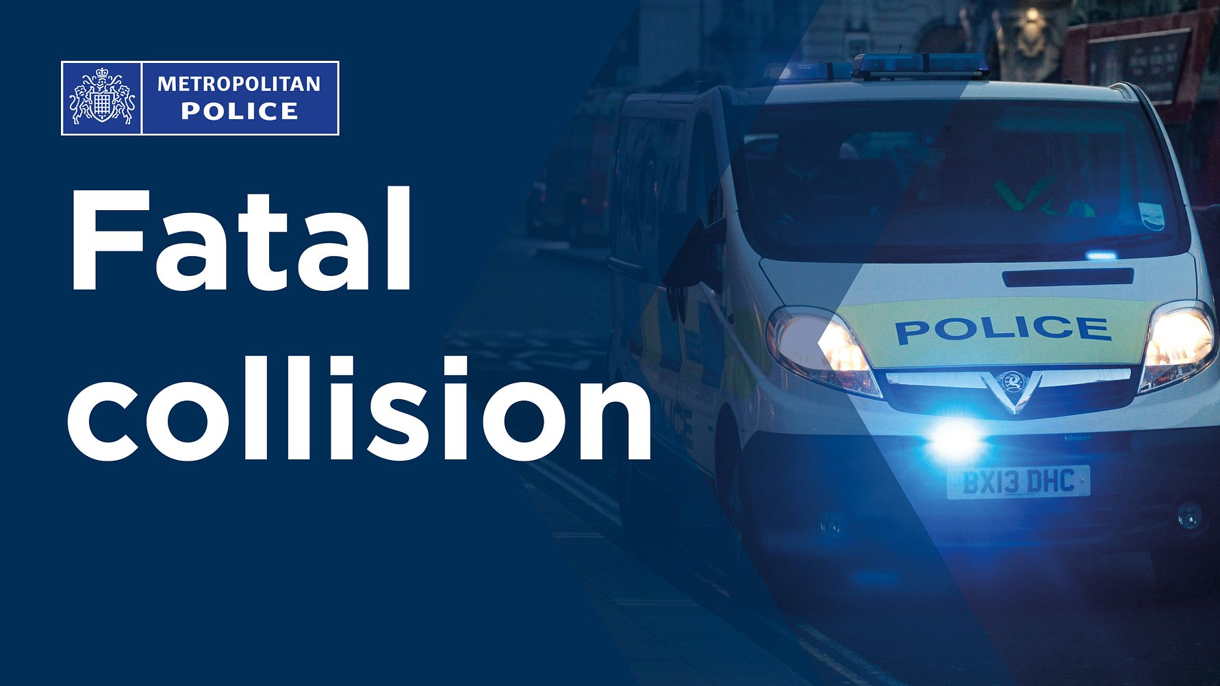 Appeal for witnesses following fatal collision in Enfield