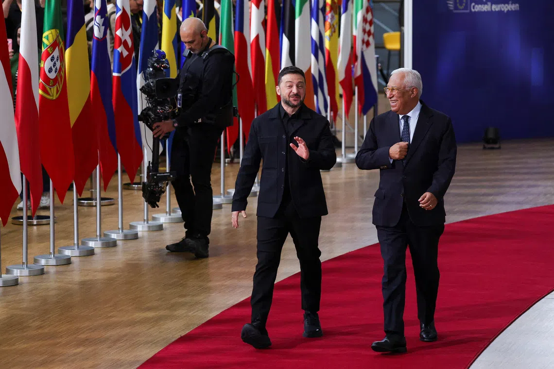 EU leaders to show support for Zelenskiy at Brussels summit